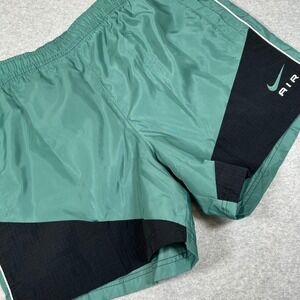 Nike Air Woven Shorts Mens XXL Green‎ Running Athletic Retro Training Gym
